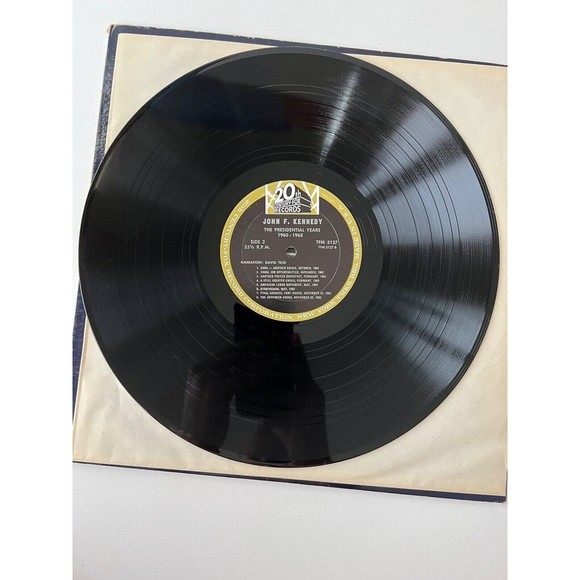John F Kennedy JFK Memorial Album / The Presidential Years 1960-1963 LP Lot VG+ - Picture 7 of 7